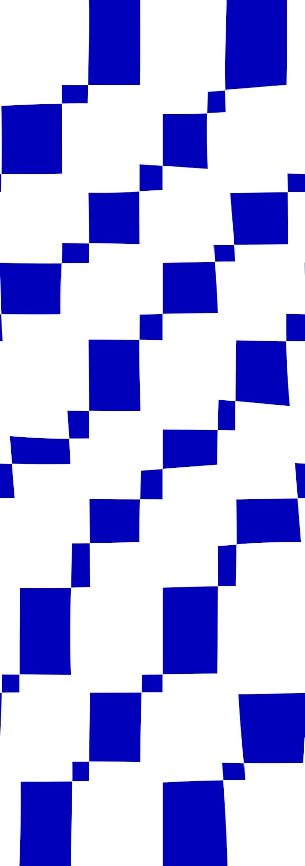 Rectangles 3D | Blue on White