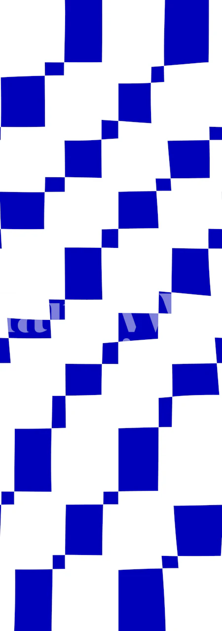 Rectangles 3D wallpaper in a room