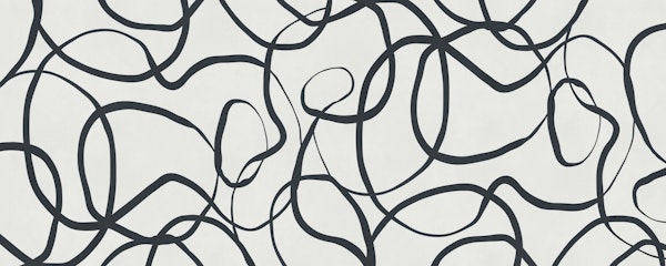 Abstract Black and White Swirls