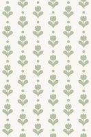 Tulip flowers garland / stripes / ditsy, sage carta da parati