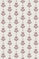 Tulip flowers garland / stripes / brown carta da parati