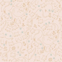 Dreamy Cat Companions tapete