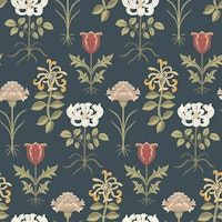 Antique Flower Harmony carta da parati