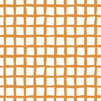 Organic Grid Orange papel de parede