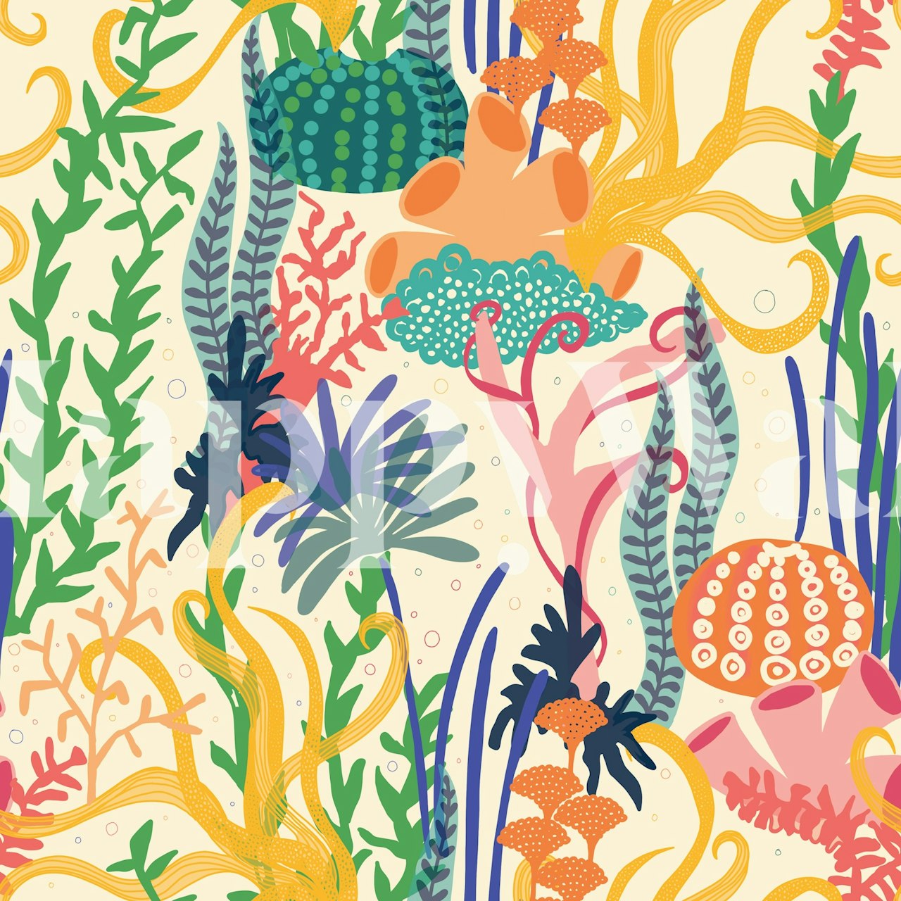 Atlantis After Hours tapettisuunnittelu huoneessa