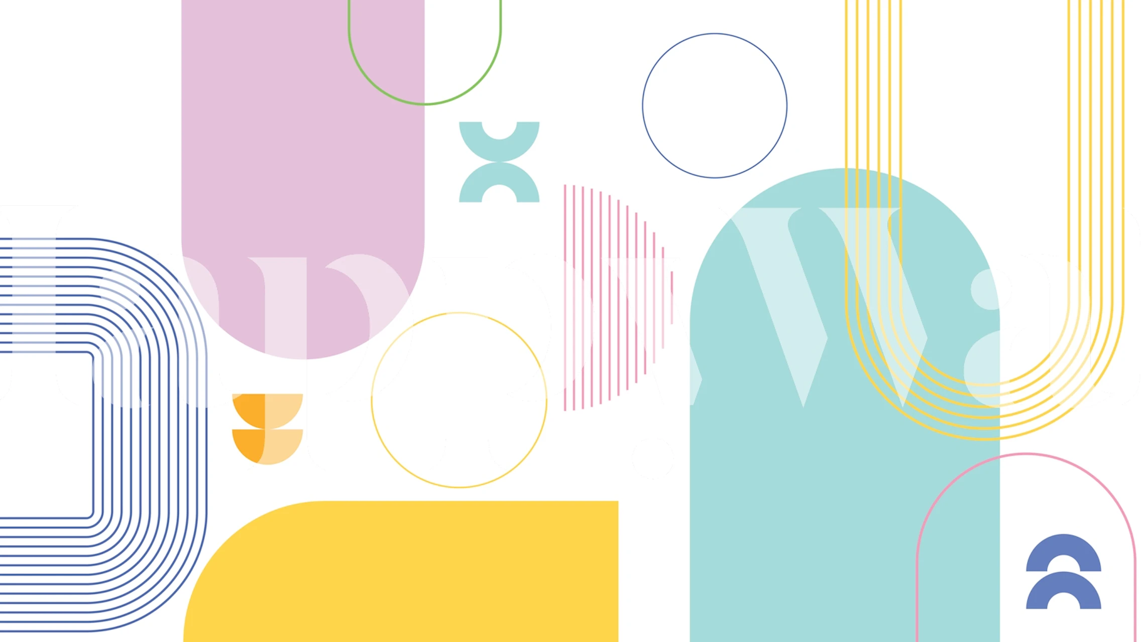 Tapeta Bold Minimalist Geometric u sobi