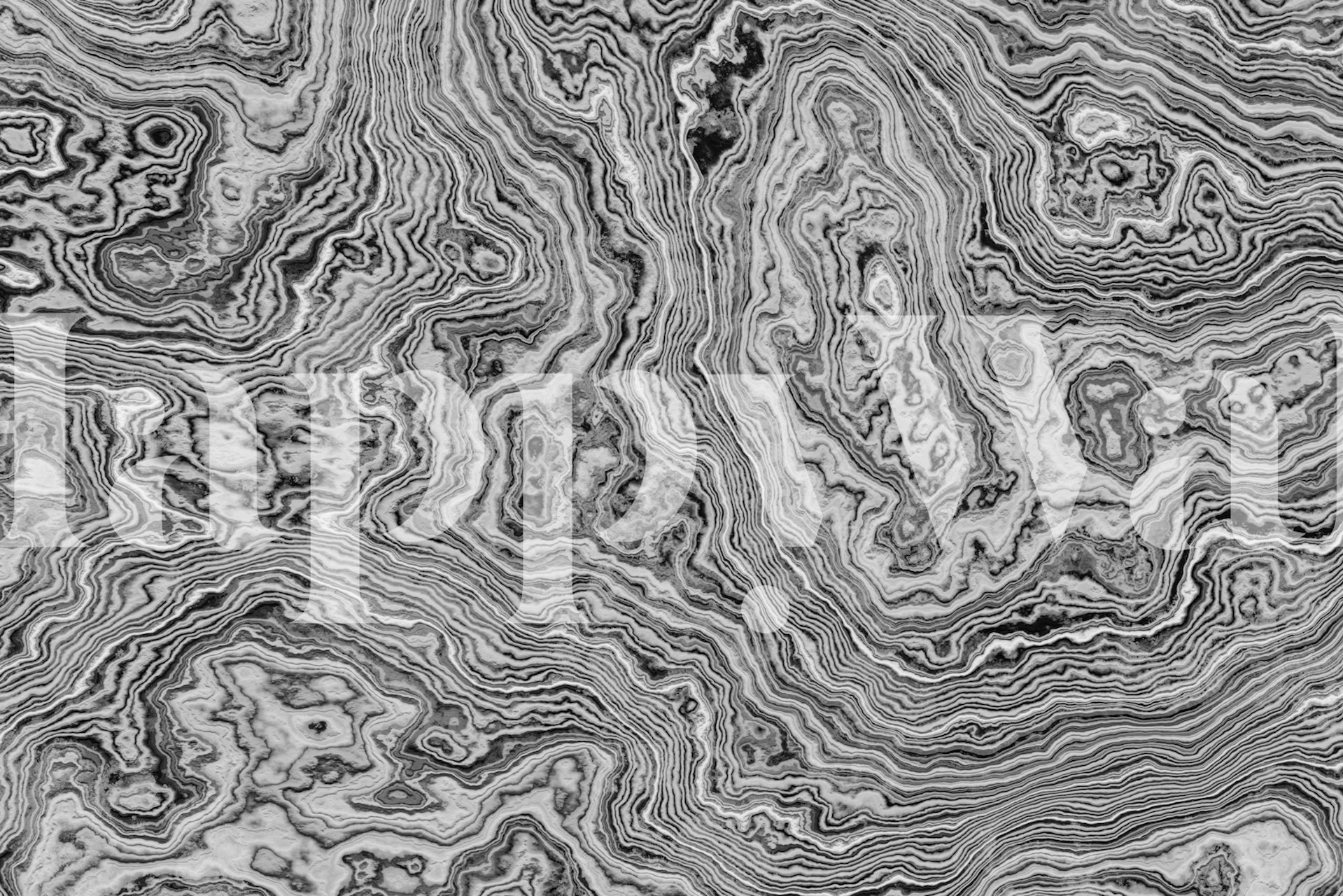 Tapeta Black and White Marble Texture v pokoji