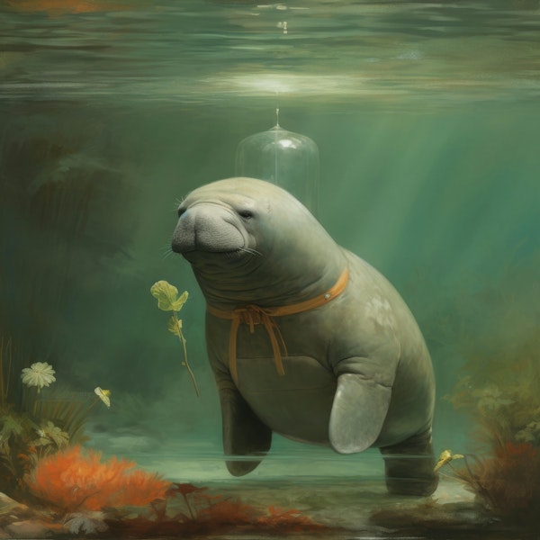 Minimal Manatee Weightless