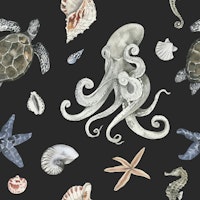 Marine Wildlife Pattern tapete