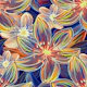 Fluo Bloom - Orange & Blue