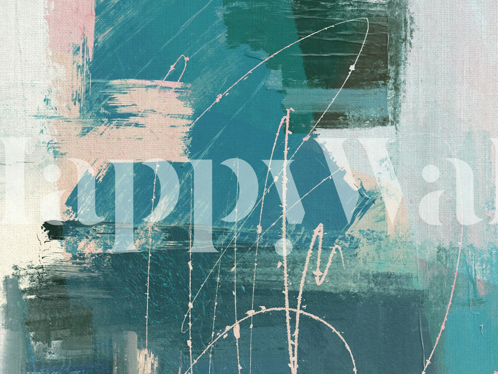 Alaska tapetdesign i et rum