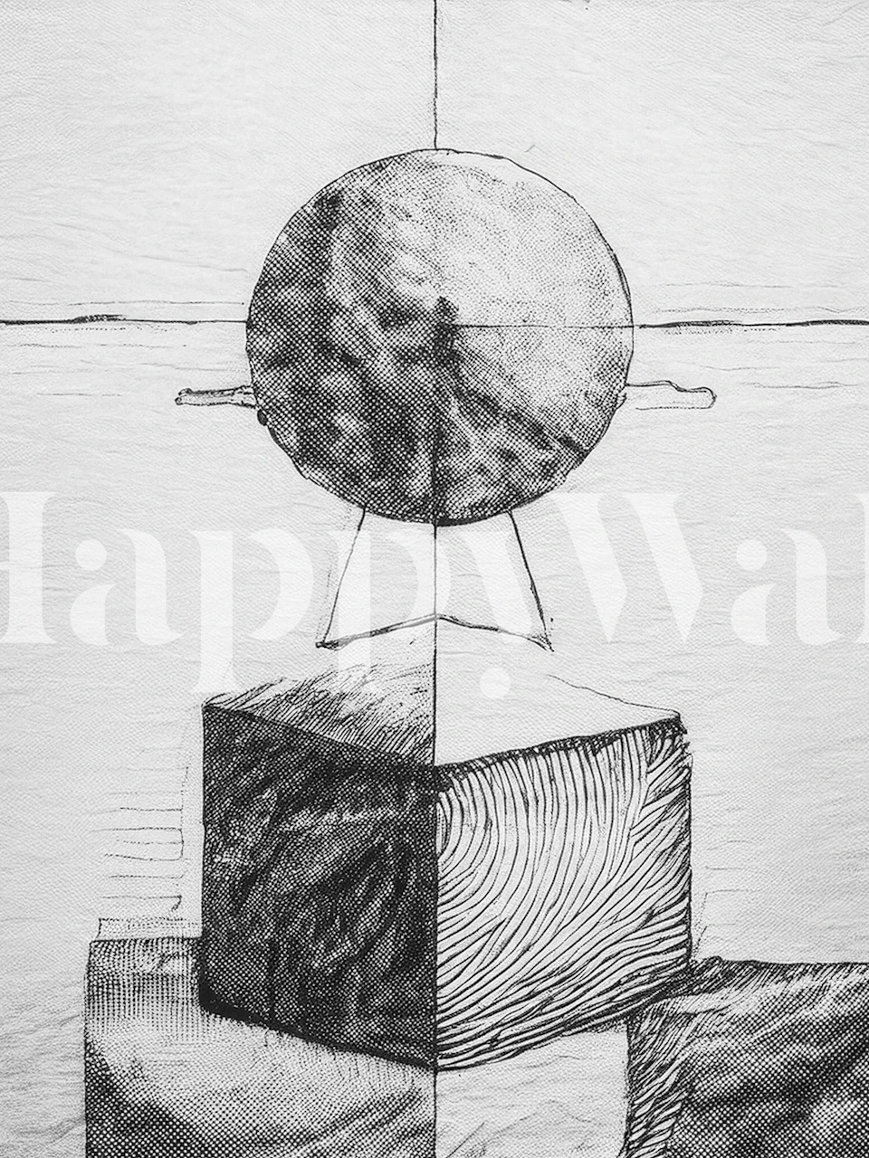 Design de papier peint Entre 2 Tierras dans une pièce