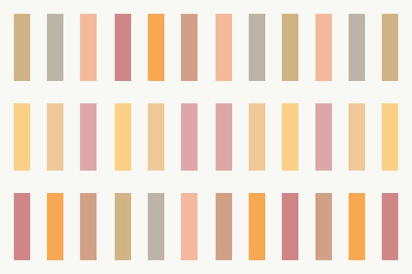 Pastel Stripe Arrangement