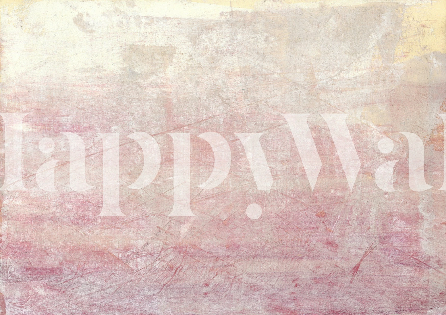 Abstract design in soft pink and beige hues wallpaper