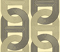 Retro Chain Loops J (accent wall) tapete