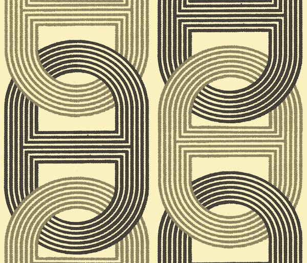 Retro Chain Loops J (accent wall)