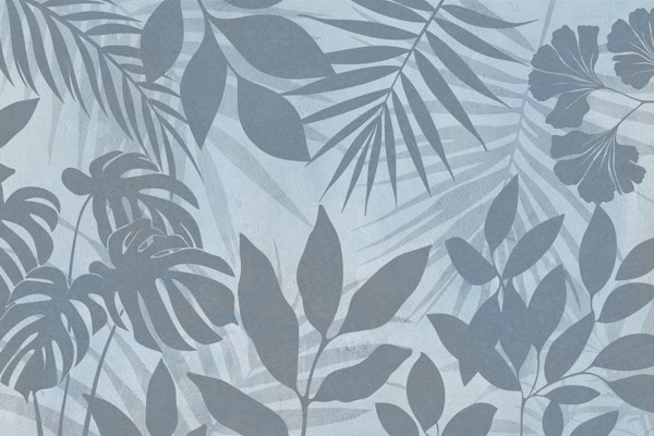 Calm Tropical Escape Leaf Serenity