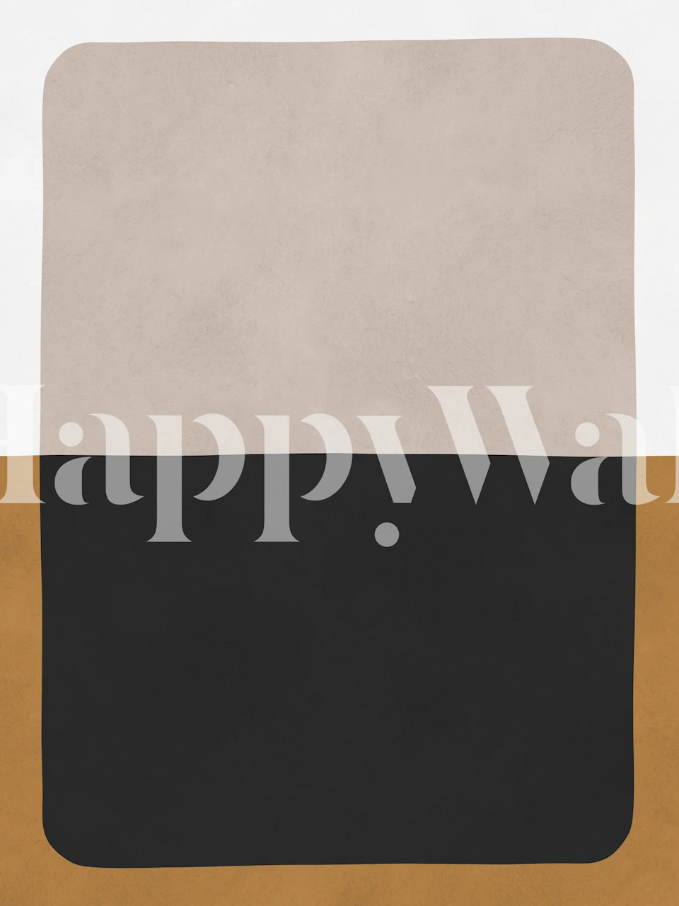 Elegant Neutral Canvas behang in een kamer