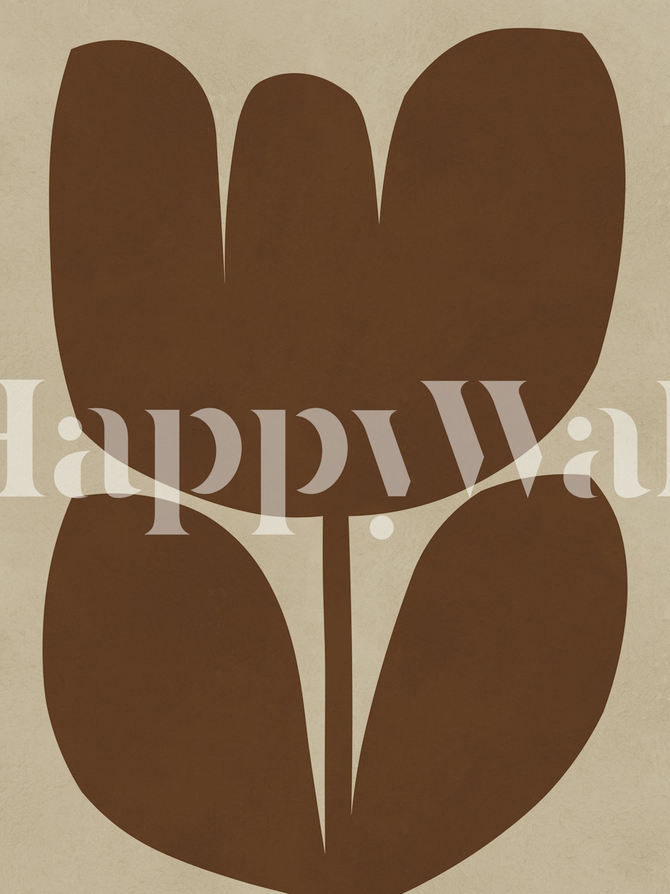 Retro Floral Charm wallpaper in a room