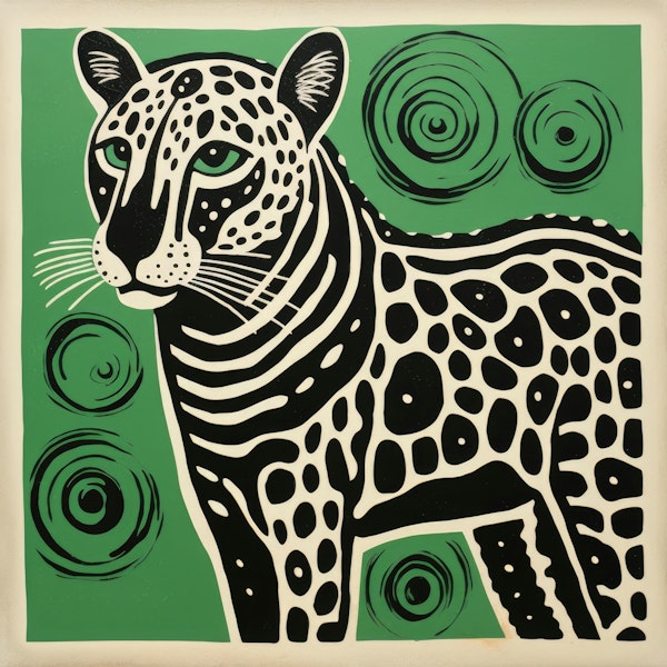 Folk Art Cheetah