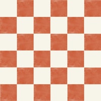 Vintage watercolor Red Checks tapet