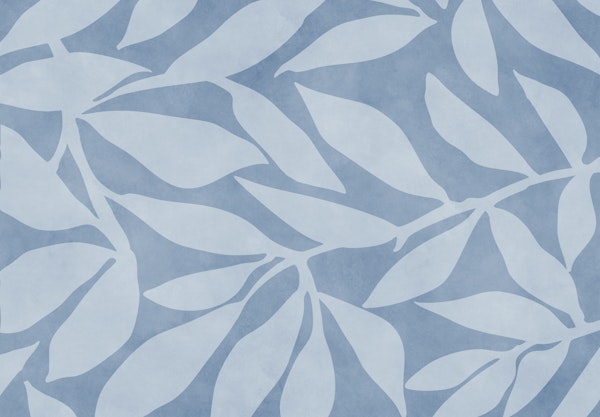 Serene Soft Blue Foliage