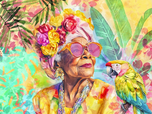 Tropical Grace And Ageless Style