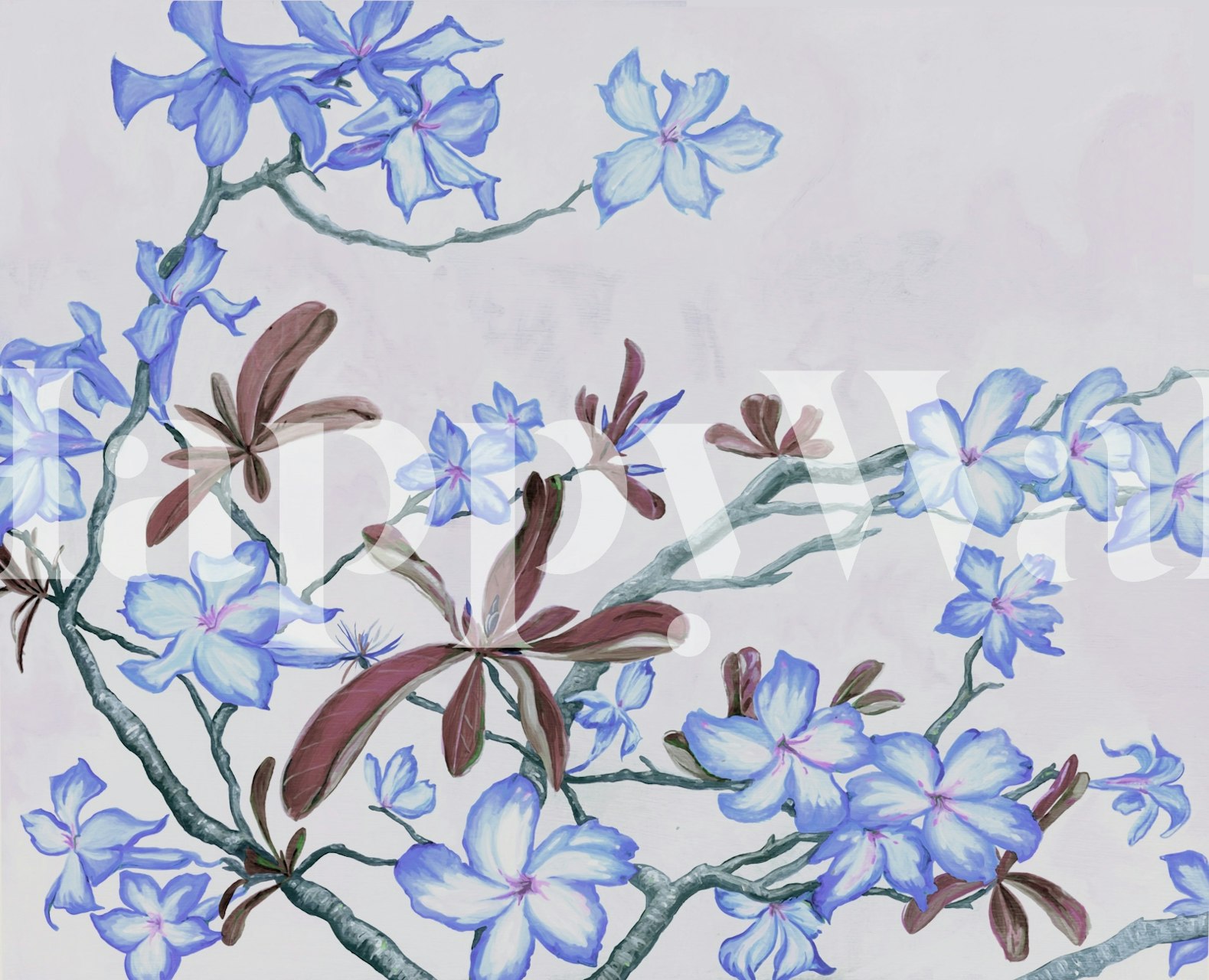 Tapeta Tropical desert bloom w pomieszczeniu