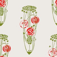Art Nouveau Mackintosh Glasgow Roses 5 tapete