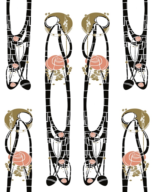 Art Nouveau Mackintosh Decorative Panels