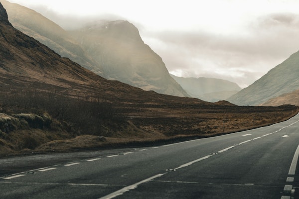 Peaceful Scottish Valley Drive