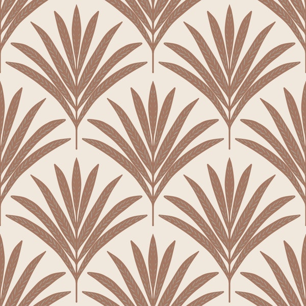 Simple mocha mousse leaf