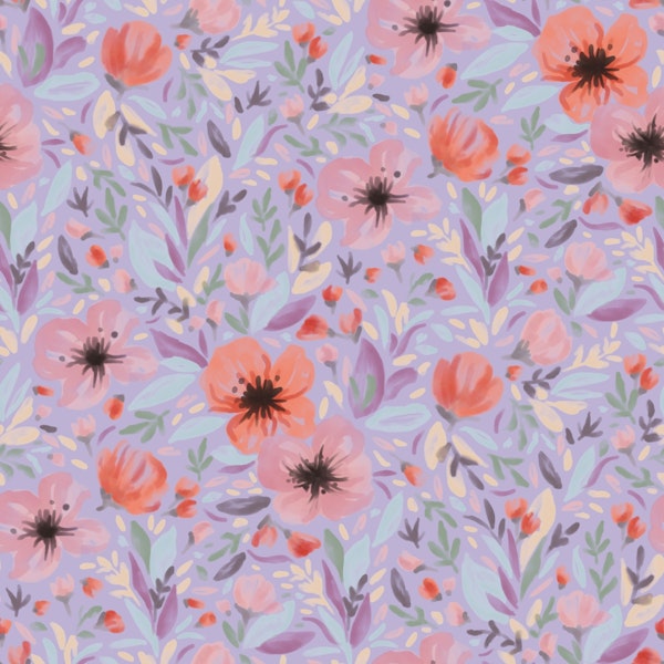 Watercolor Bloom Lilac