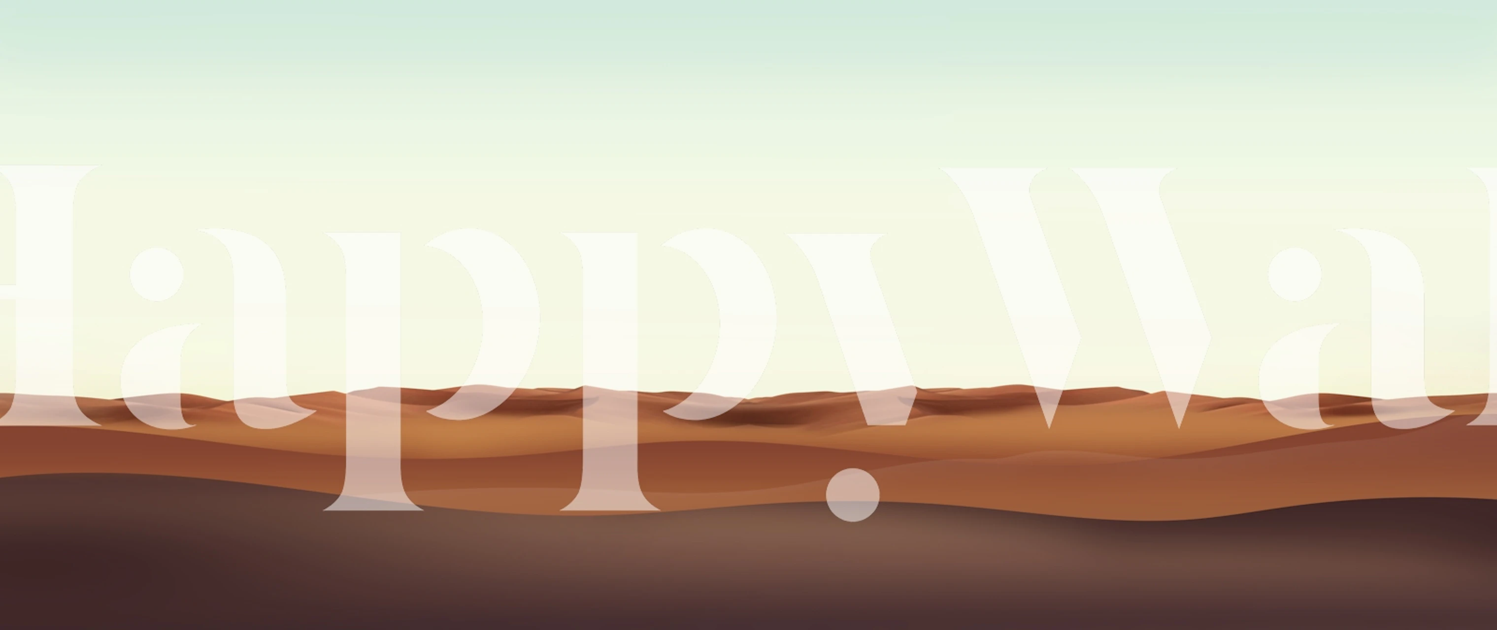 Warm brown desert landscape with soft rolling hills wallpaper