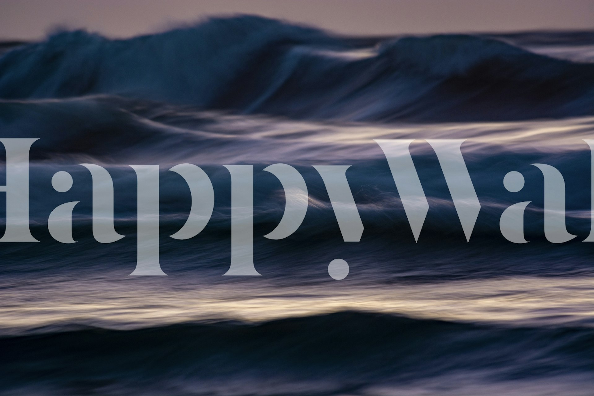 Hilton Beach Inspirované Mořské Vlny Nástěnná Malba