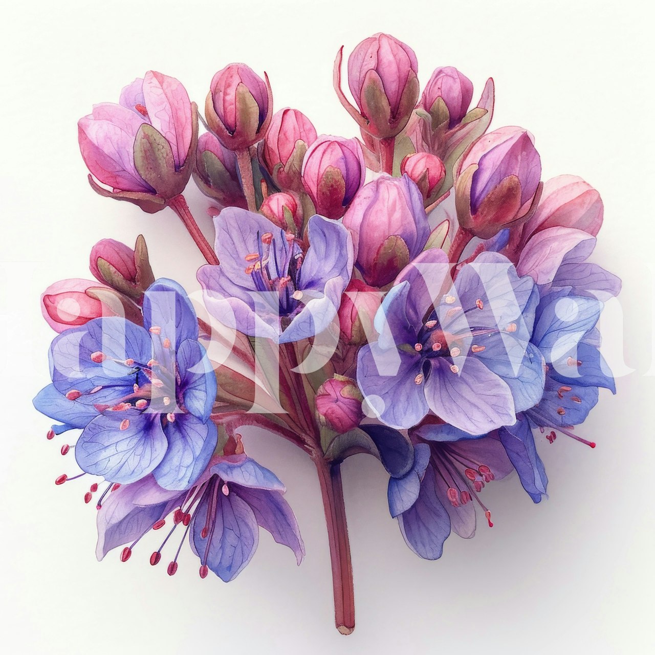 Joe Pye Weed Bloom wallpaper in a room