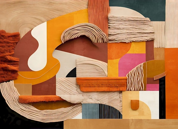 Modern Abstract Boho Collage