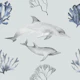 Graceful Dolphins Pattern