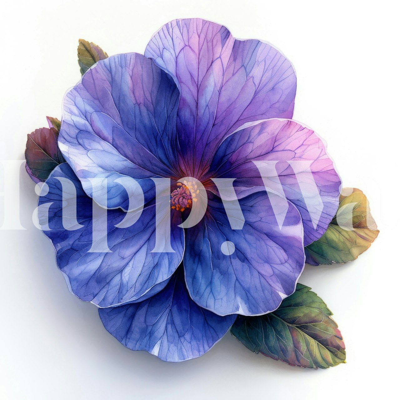 Primrose Bloom wallpaper in a room