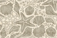 Just Beachy- Tan Gray papiers peint