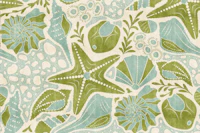 Just Beachy- Green papel pintado