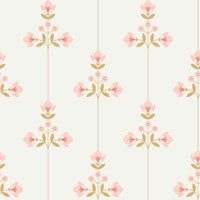 Vivienne, white, Large tapete