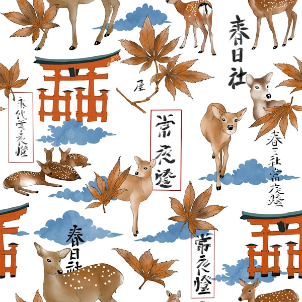 Deer and Torii Harmony