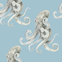 Oceanic Octopus Pattern papiers peint