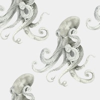 Octopus Pattern behang