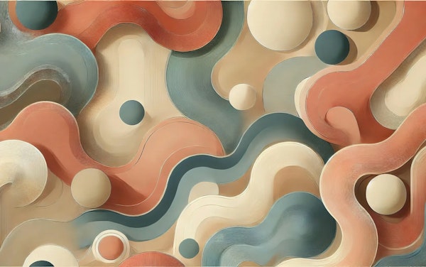 Mid-Century Velvet Flow