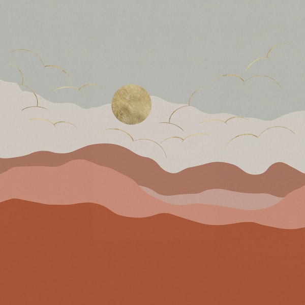 Bohemian Sun Landscape