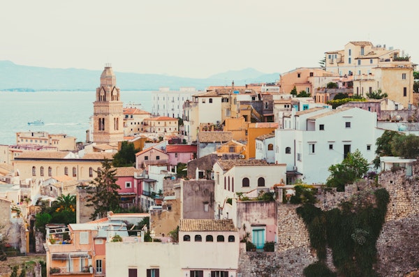 Mediterranean Italian Village View