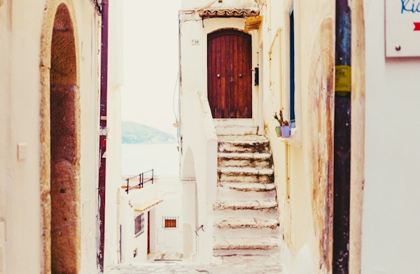 Rustic Italian Coastal Doorway