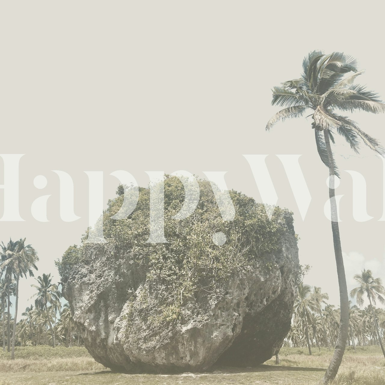 Tapeta Tsunami Rock Tonga v místnosti